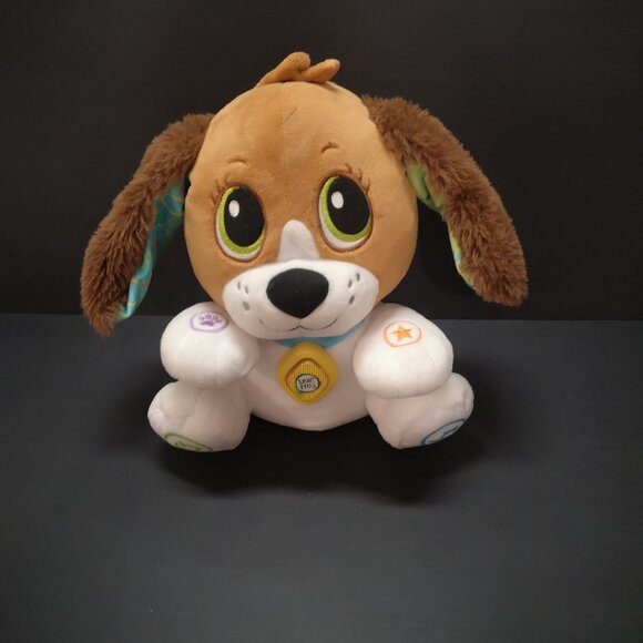 Leap Frog English Speak & Learn Puppy Plush Interactive Toy w/ Flapping Ears - Picture 1 of 9